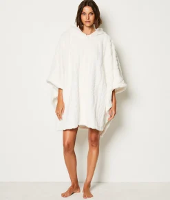 Etam Poncho polaire ECRU Flash Sale