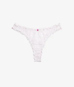 Etam Printed Tanga with Lace Details POWDERPINK Sale