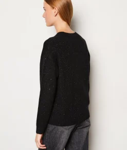 Etam Pull cachemire  à paillettes NOIR Best Sale