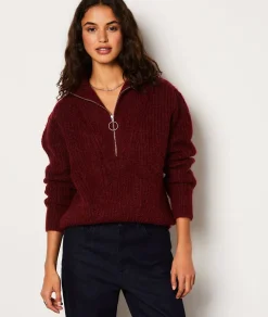 Etam Pull col camionneur ROUGE Hot