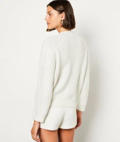 Etam Pull col rond ECRU Cheap