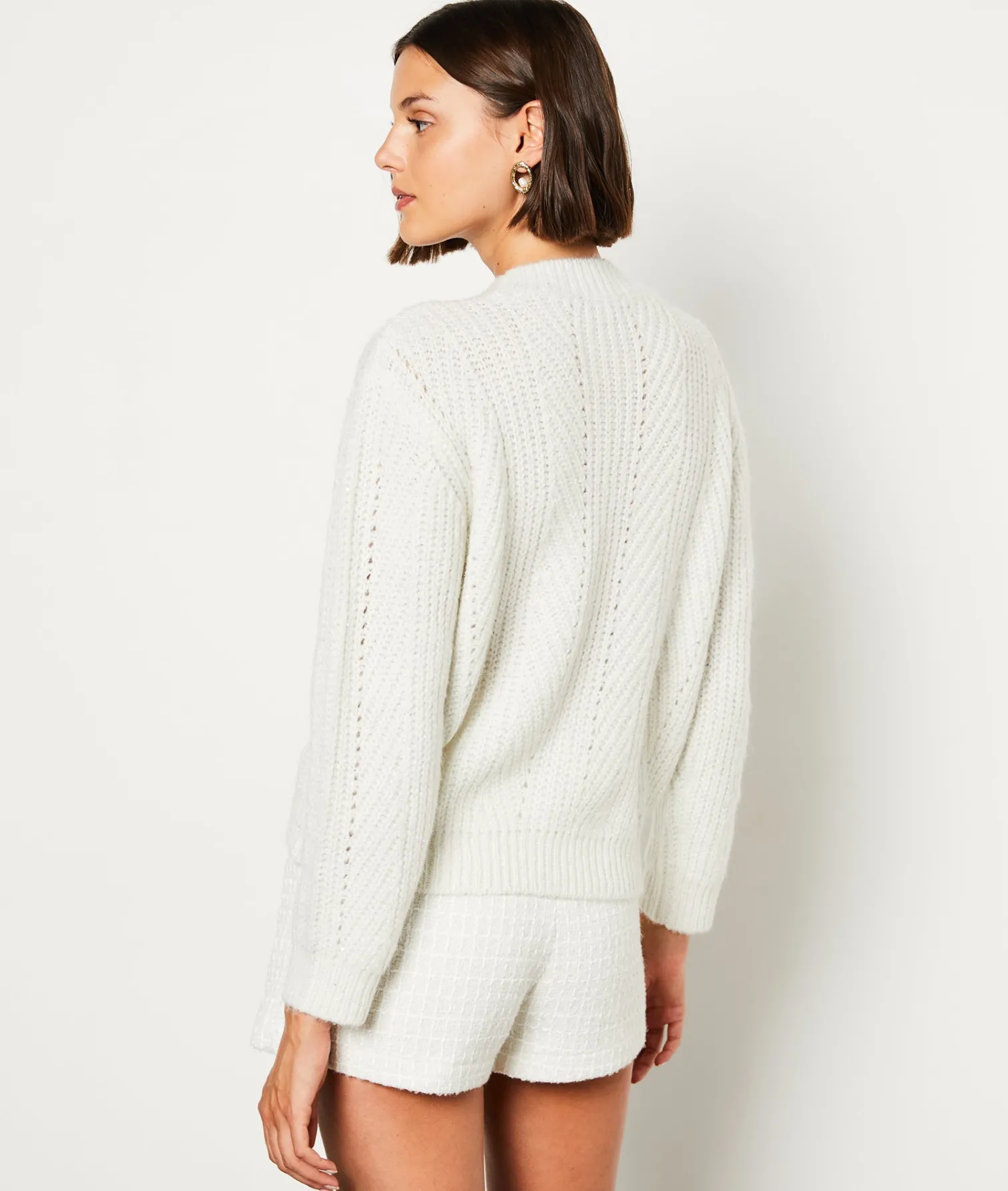 Etam Pull col rond ECRU Cheap