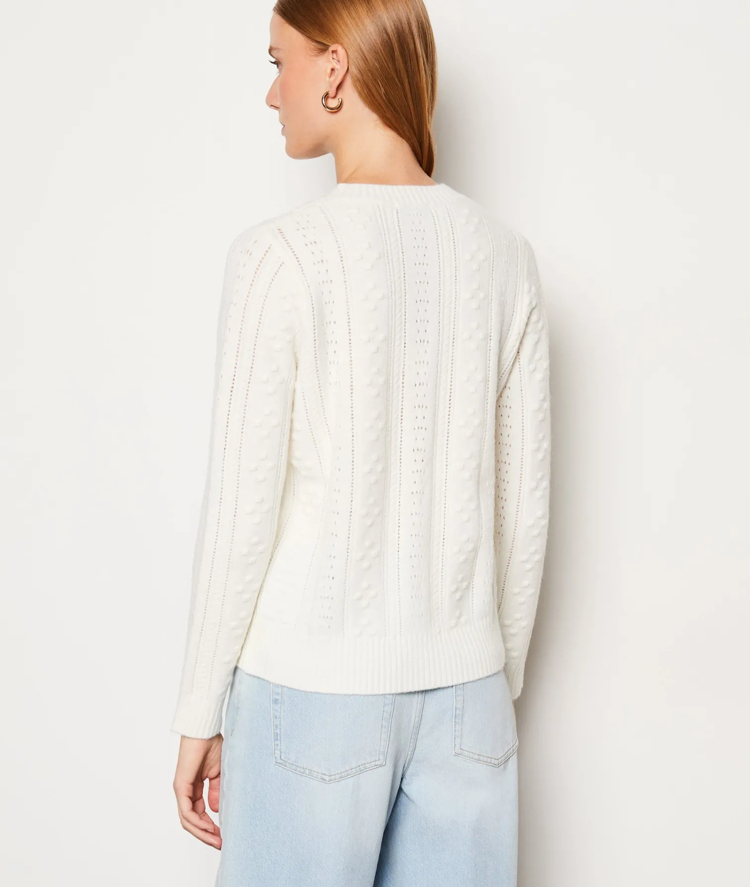 Etam Pull col rond ECRU Fashion