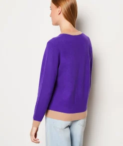 Etam Pull col rond cachemire VIOLET Store