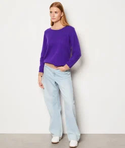 Etam Pull col rond cachemire VIOLET Store