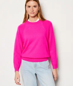 Etam Pull col rond cachemire ROSEBONBON New