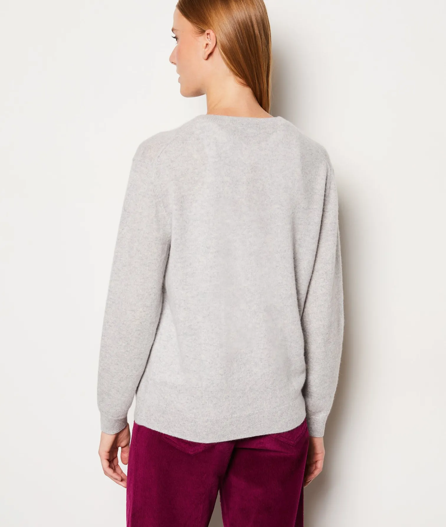 Etam Pull col rond cachemire Love ARGENT Cheap