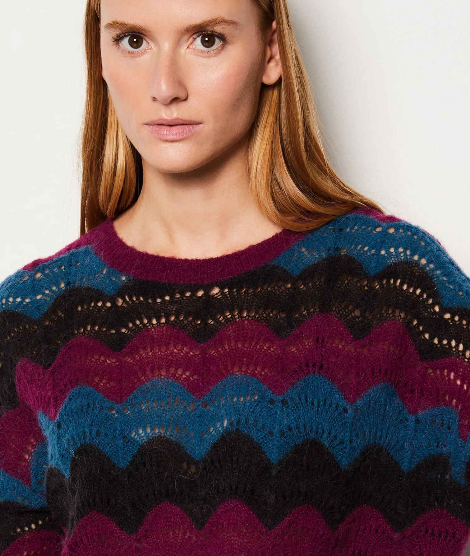 Etam Pull col rond MULTICOLORE Store