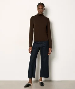 Etam Pull col roulé MARRON Shop