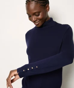 Etam Pull col roulé BLEUNUIT Best