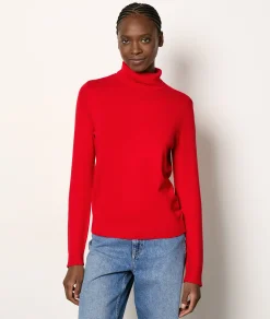 Etam Pull col roulé ROUGE Fashion
