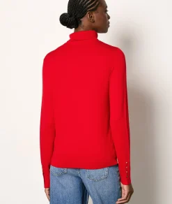 Etam Pull col roulé ROUGE Fashion