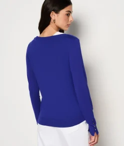 Etam Pull col V VIOLET Store