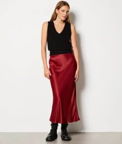 Etam Pull sans manches col V 100% cachemire NOIR Cheap
