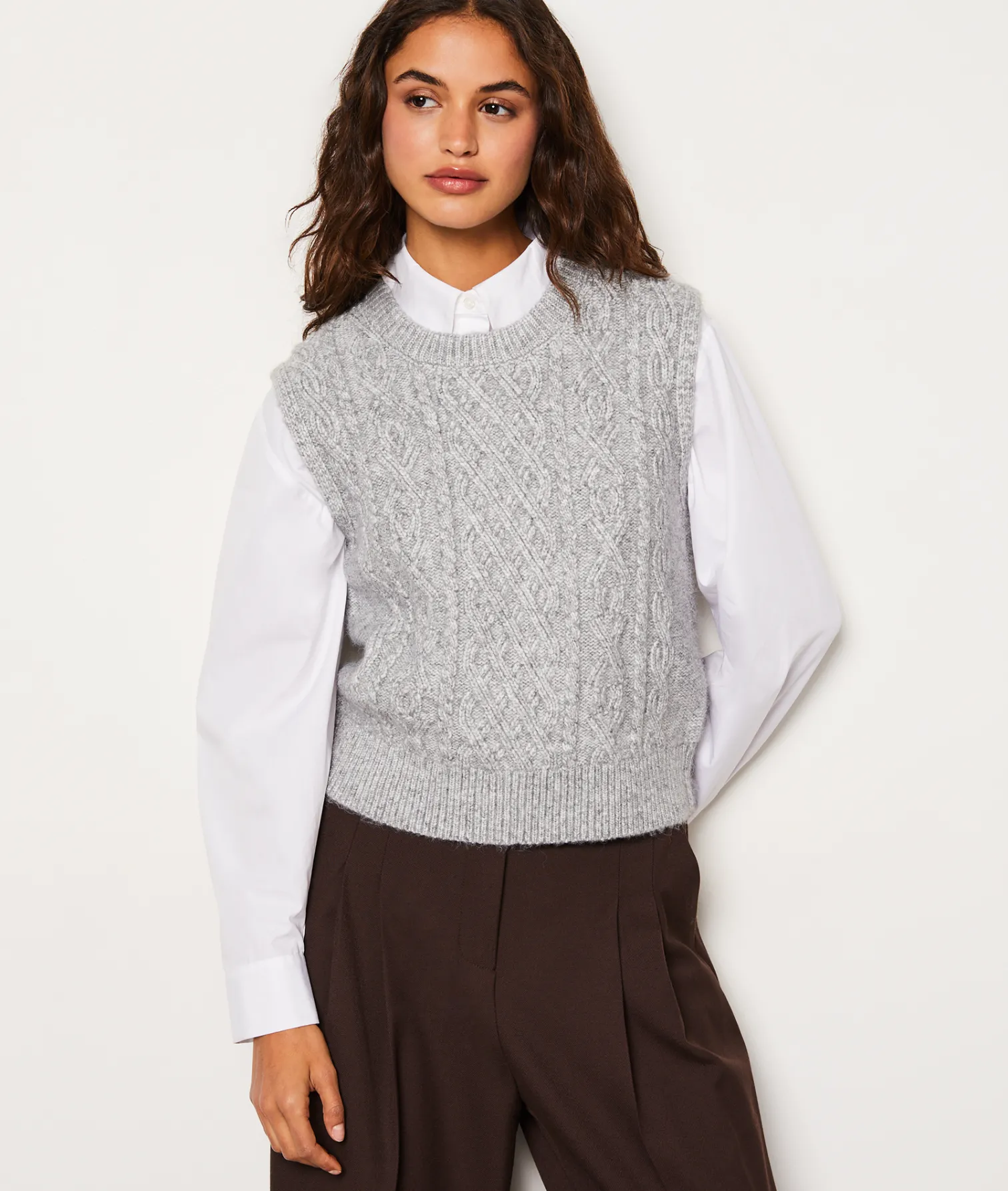 Etam Pull sans manches en maille GRISCLAIR Online