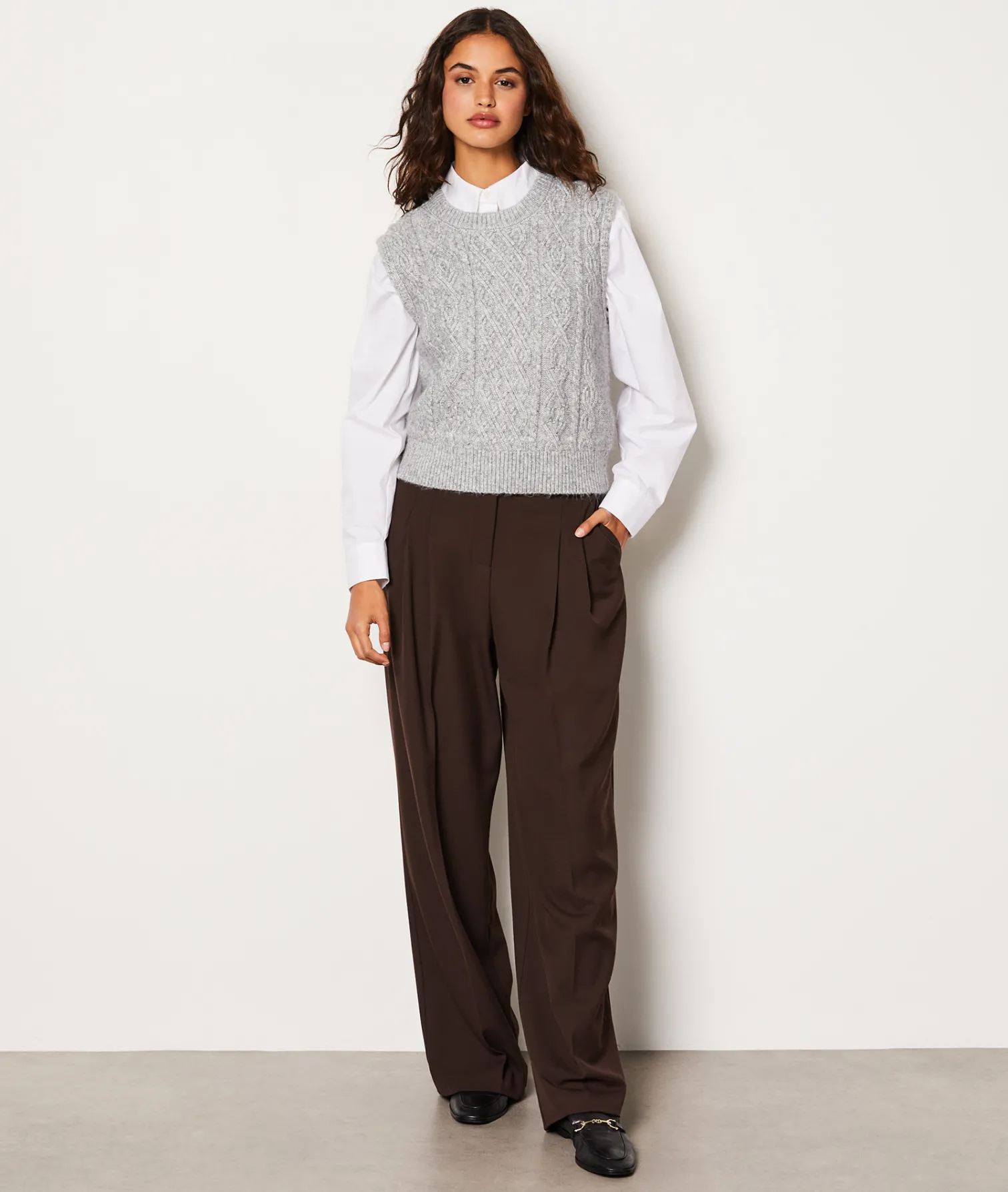 Etam Pull sans manches en maille GRISCLAIR Online