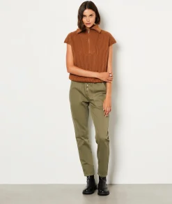 Etam Pull Zip sans manches HENNE Cheap