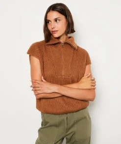 Etam Pull Zip sans manches HENNE Cheap
