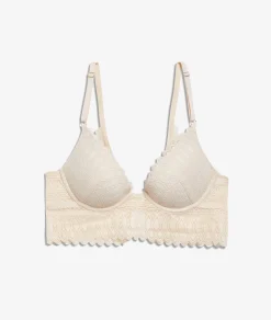 Etam Push-up Bra N.2 - The Plunge LINEN Hot