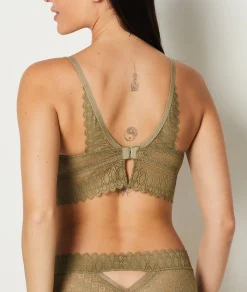 Etam Push-up Bra N.2 - The Plunge KHAKI Online