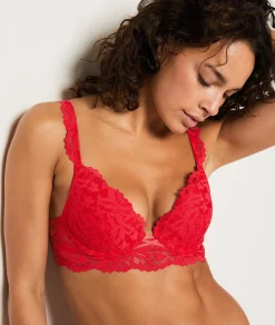 Etam Push-up Bra N.2 - The Plunge RED Cheap
