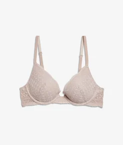 Etam Push-up Bra N.2 - The Plunge TAUPE Cheap