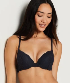 Etam Push-up Bra N.2 - The Plunge ANTHRACITE Best Sale