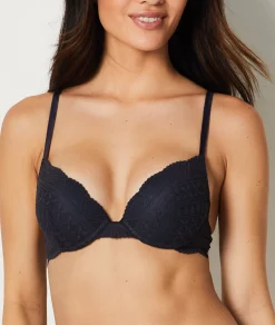 Etam Push-up Bra N.2 - The Plunge ANTHRACITE Best Sale