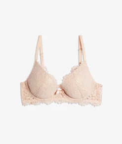 Etam Push-up Plunge Bra Model No. 2 BLUSH Clearance