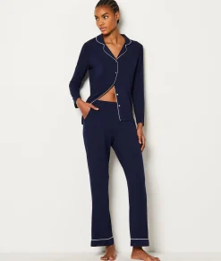 Etam Pyjama Bottoms MARINE Discount