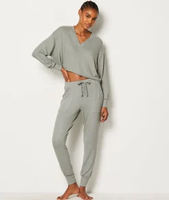 Etam Pyjama Bottoms KAKI Clearance