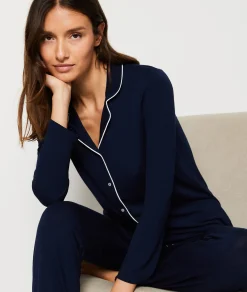 Etam Pyjama Shirt MARINE Fashion