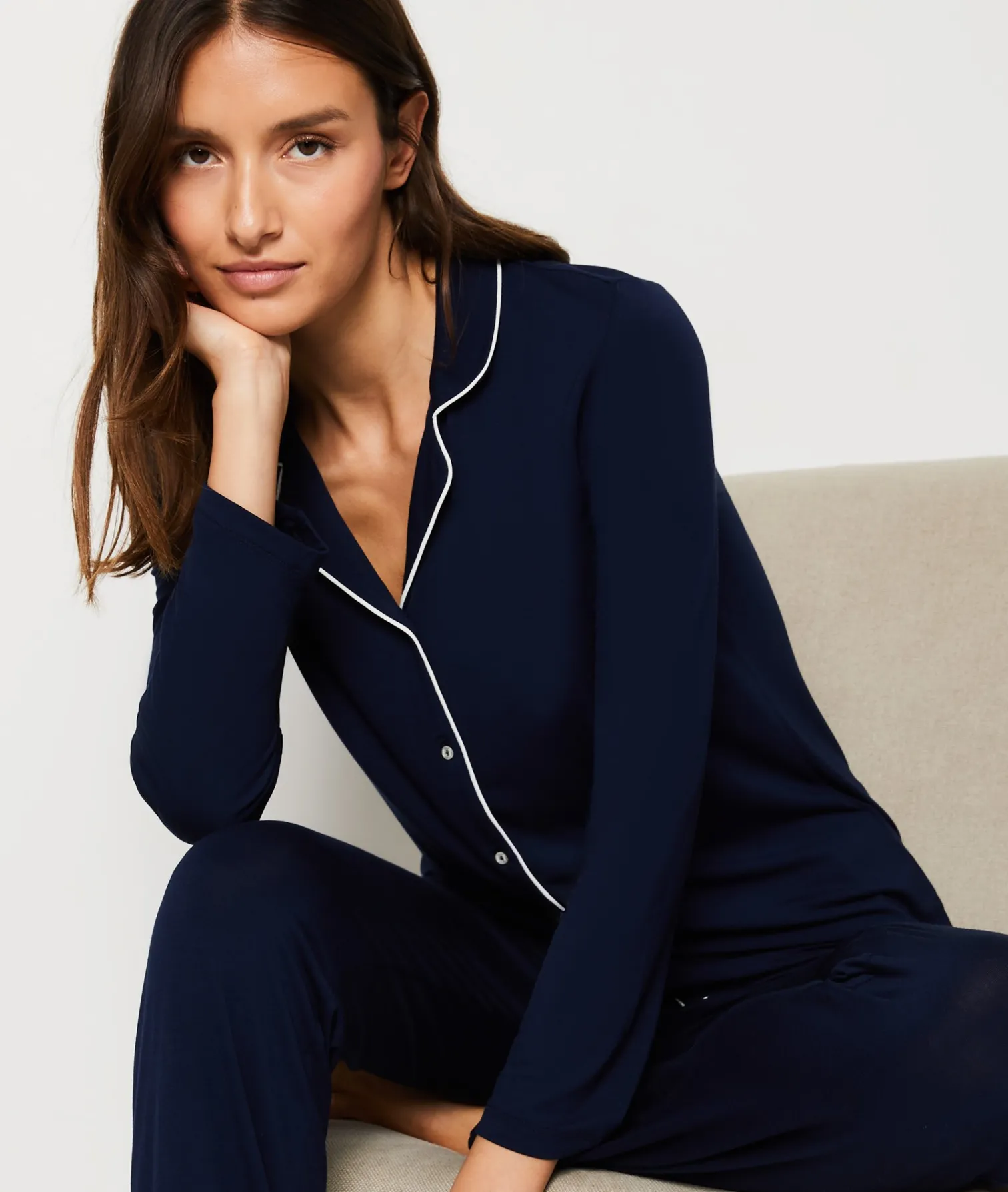 Etam Pyjama Shirt MARINE Fashion