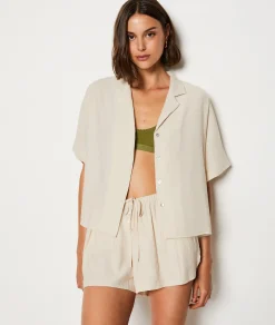 Etam Pyjama Shorts PALEYELLOW Hot