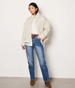 Etam Quilted Jacket ECRU Sale