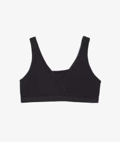 Etam Reversible Stretchy Organic Cotton Bralette BLACK Best Sale