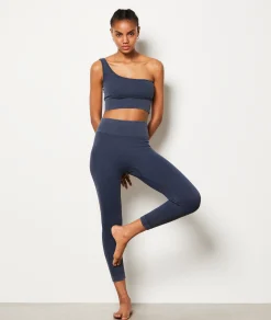 Etam Ribbed Leggings BLUE Hot