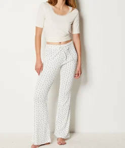 Etam Ribbed Pyjama Trousers ECRU Store