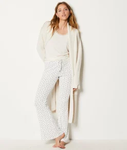 Etam Ribbed Pyjama Trousers ECRU Store