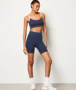Etam Ribbed sports cyclist BLUE Clearance