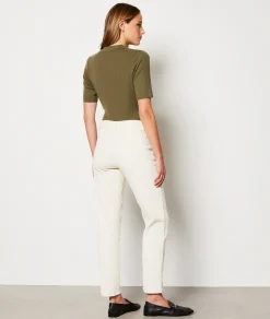 Etam Ribbed Trousers BLANC Flash Sale