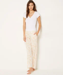 Etam Ribbed T-shirt WHITE Best