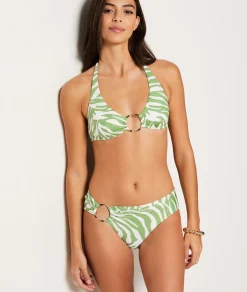 Etam Ring Detail Triangle Bikini Top IMPFONDVERT Store