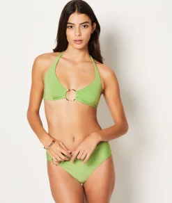 Etam Ring Detail Triangle Bikini Top VERT Best