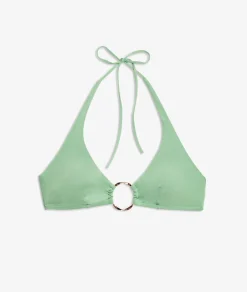 Etam Ring Detail Triangle Bikini Top VERT Best