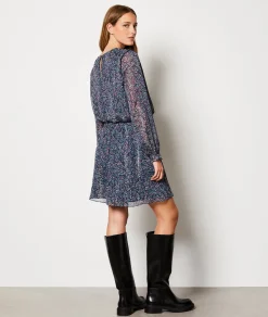 Etam Robe courte à motifs IMPFDVIOLET. Store