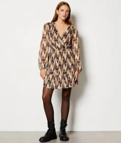 Etam Robe courte à motifs IMPFDTAUPE Store