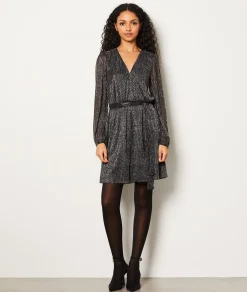 Etam Robe courte à paillettes ARGENT Flash Sale