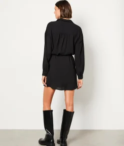 Etam Robe courte fluide NOIR Outlet