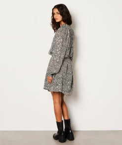 Etam Robe courte fluide à motifs IMPFDNOIR Cheap